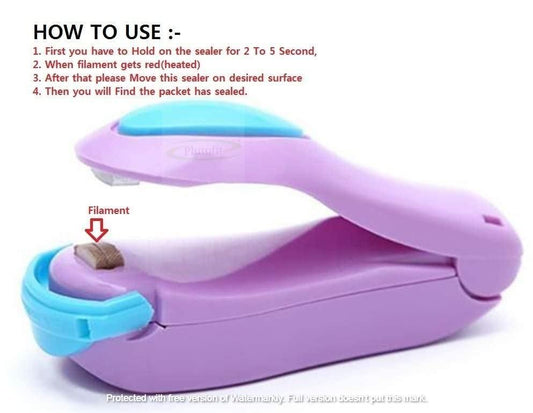 Portable Small Heat Sealer Mini Sealing Machine for Food Storage Vacuum Bag