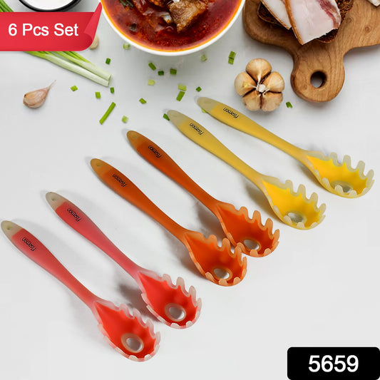 Multipurpose Silicone Spoon (6 Pcs Set)